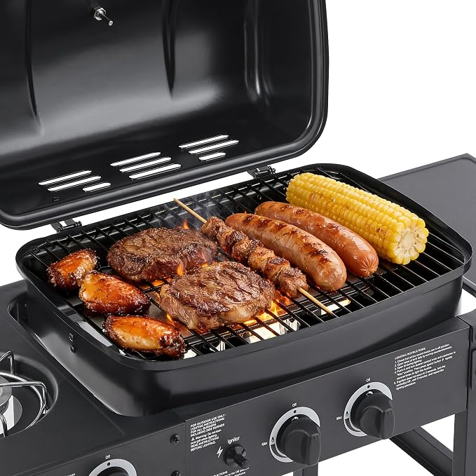 2 + 1 Side Burner