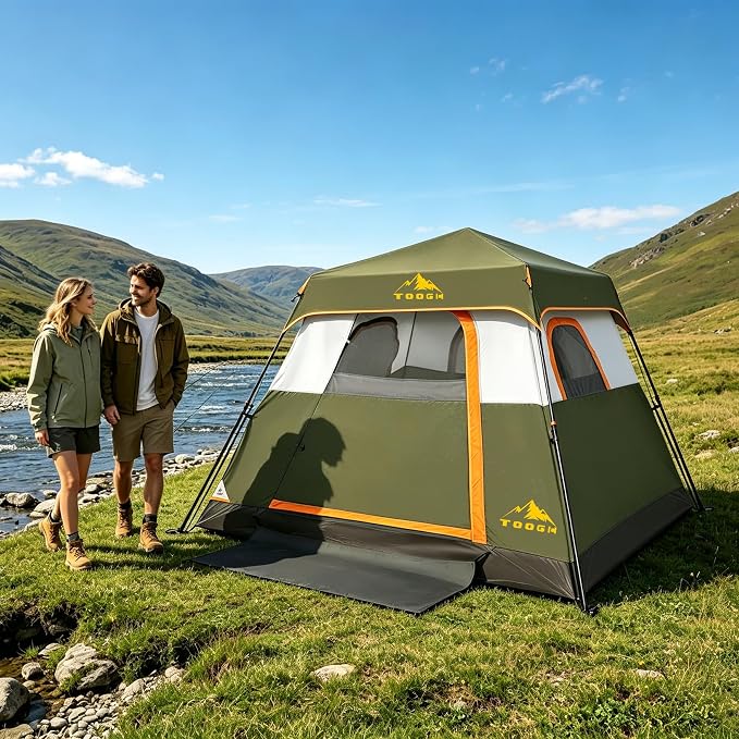 4 Person Army Green