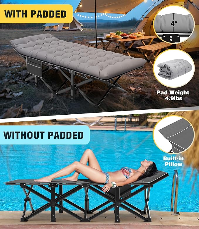 Grey Cot/Grey Pad