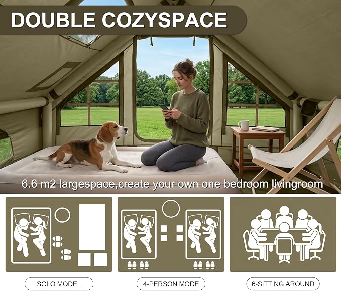 4 Person+Skylight/Green