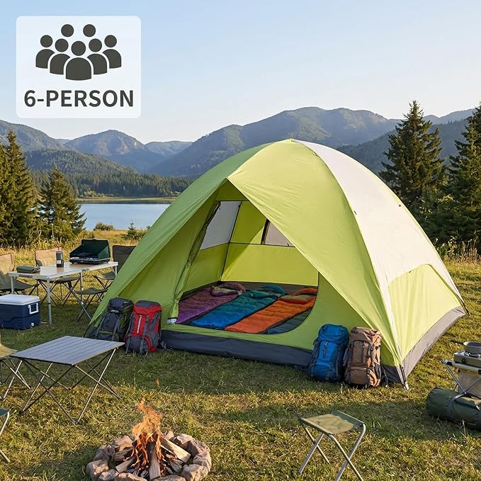 Green -6 people
