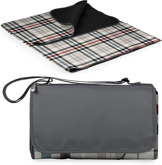 Carnaby Street Collection - Gray With Blue & Red Accents