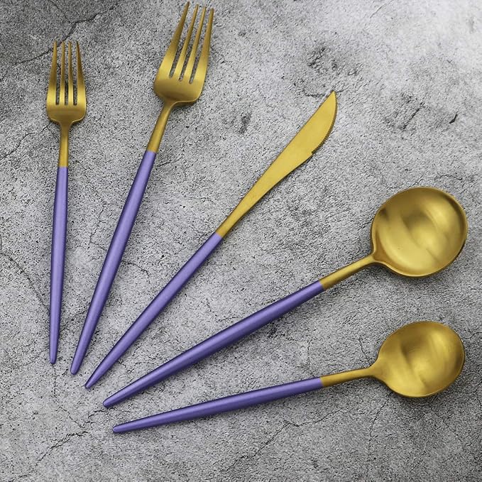 Purple Handle Gold