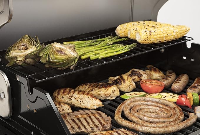 Five Burner Full-Size Gas Grill with Twist-to-Start Ignition