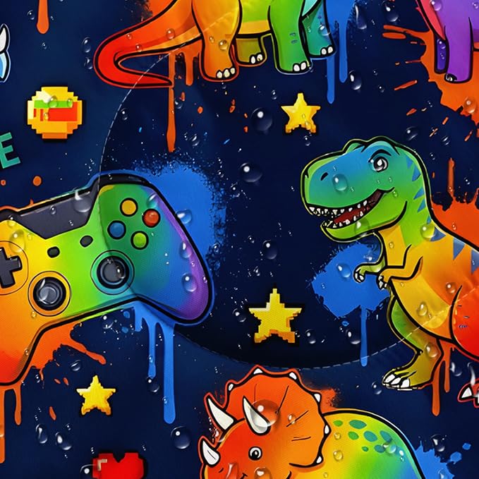 Colorful gamer Dinosaur