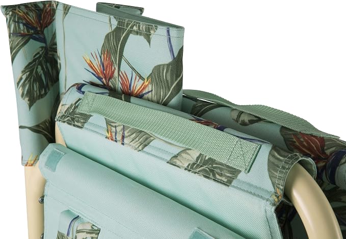Tropical Foliage Pattern With Beige Accents