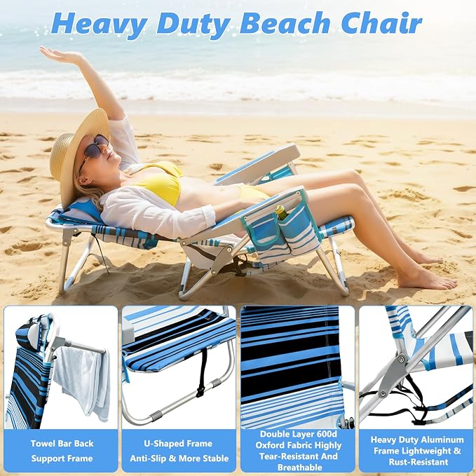 2 Pack Blue Stripe