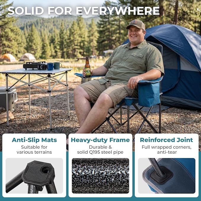 1 Pack Blue/Grey With Lumber Support