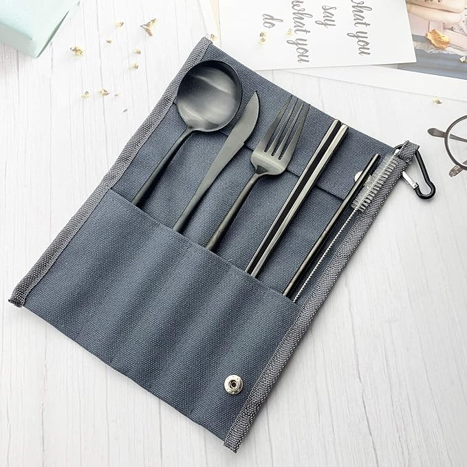 Black-blue pouch
