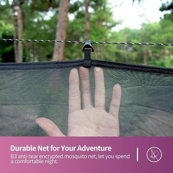 Pink Hammock + Bug Net