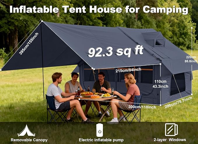 4-6 Person+Canopy+Skylight/Gray