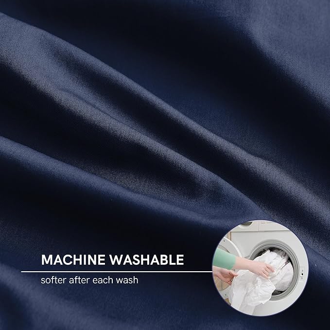 Cotton Removable Cover Navy