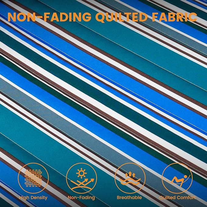 Peacock Green Stripes