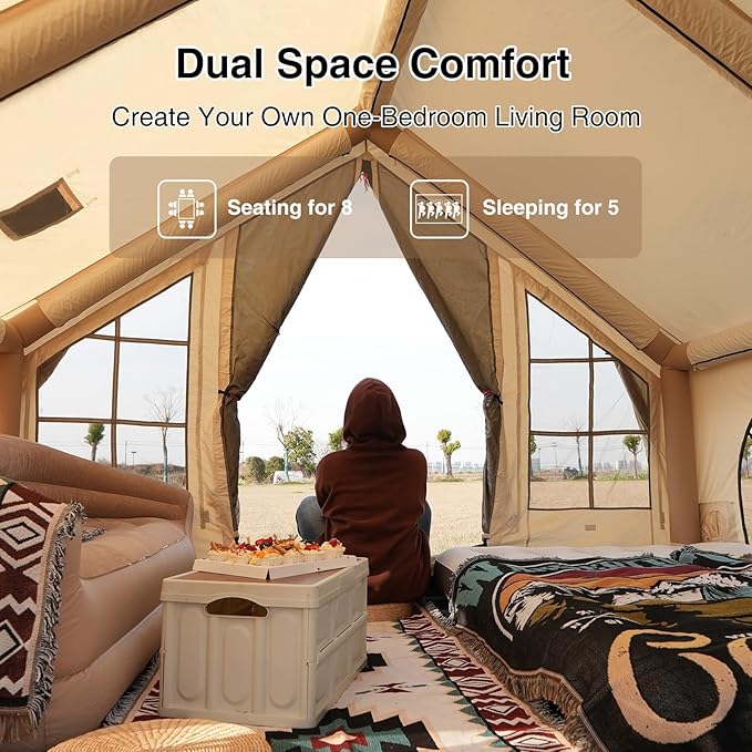 Light Beige-Dual-layer Doors