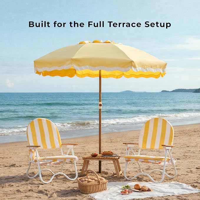 Cala Serena Ochre Stripe