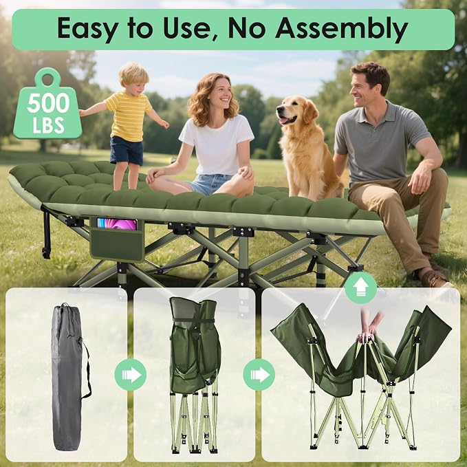 Green Cot & Green Pad