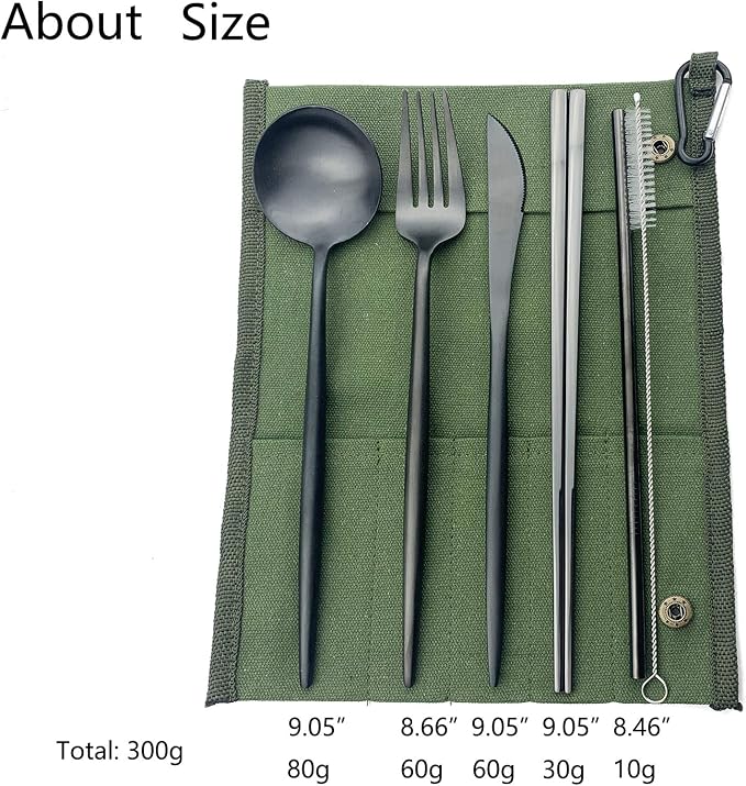 Black-green pouch
