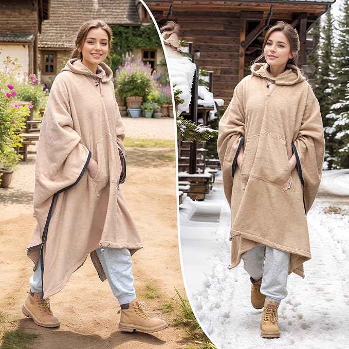 Polar Fleece Blanket - Khaki