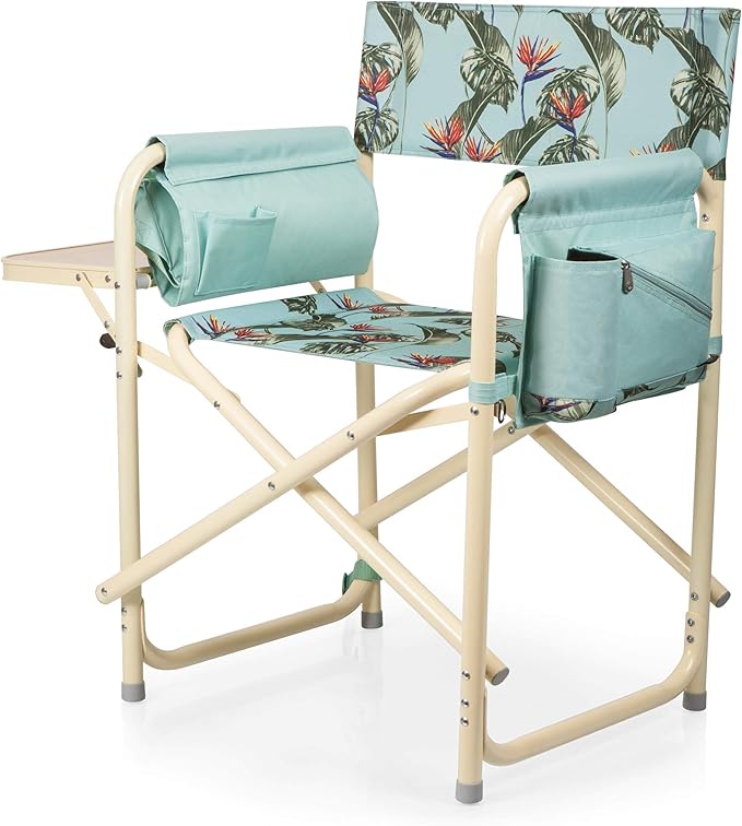 Tropical Foliage Pattern With Beige Accents