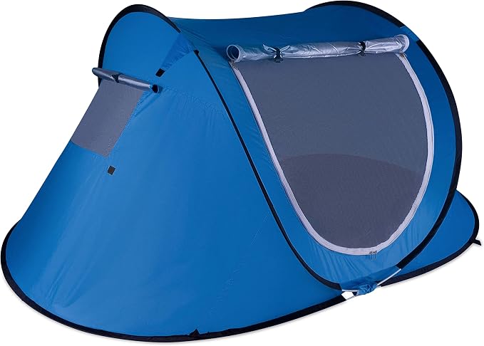 blue tent