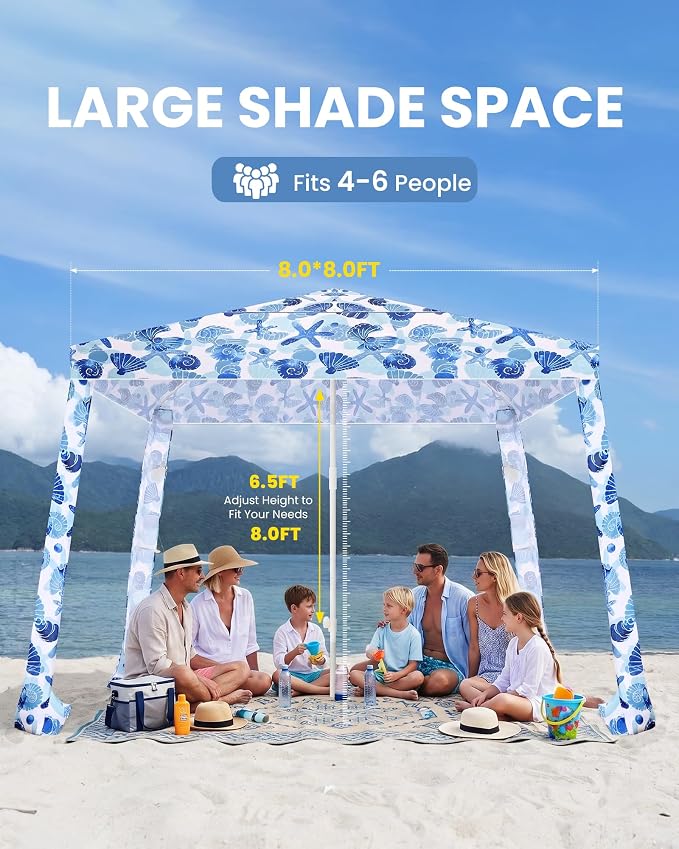 8' x 8' Sea Life Dual-Fold