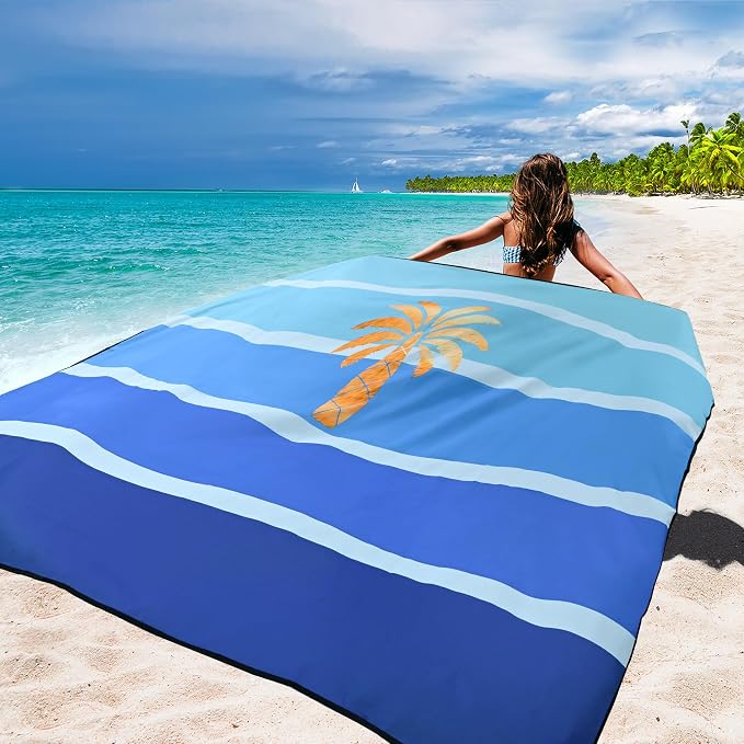 Coconut Tree-solid Blue