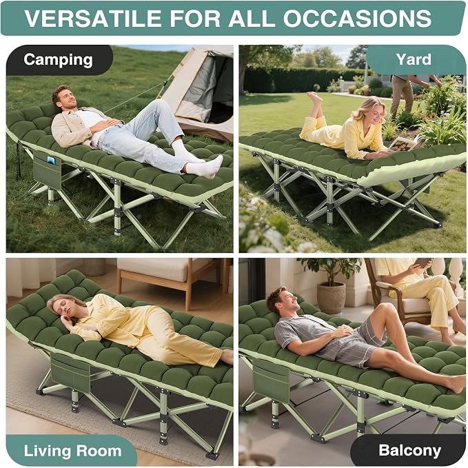 Green Cot + Green Mattress