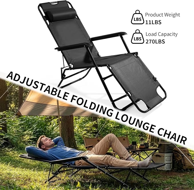 U Black Chair