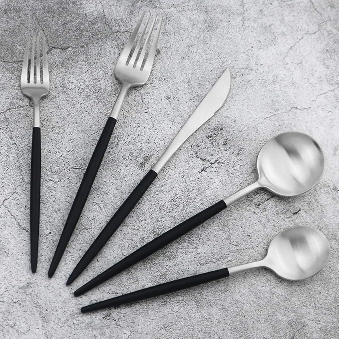 Black Handle Silver