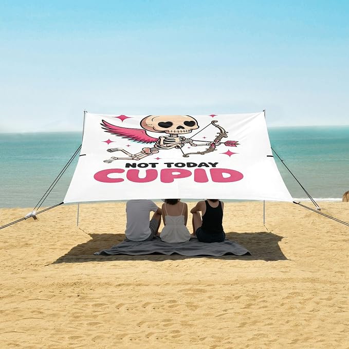 Not Today Cupid Skeleton Angel