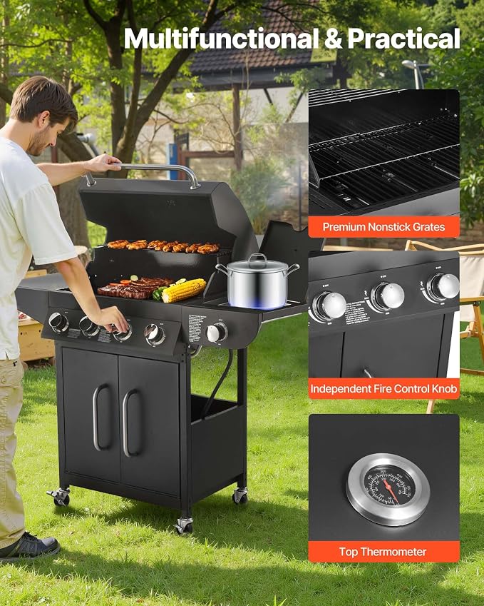 4+1 Burner Carbon Steel