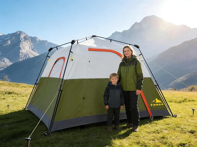 4 Person Army Green/2-Layer