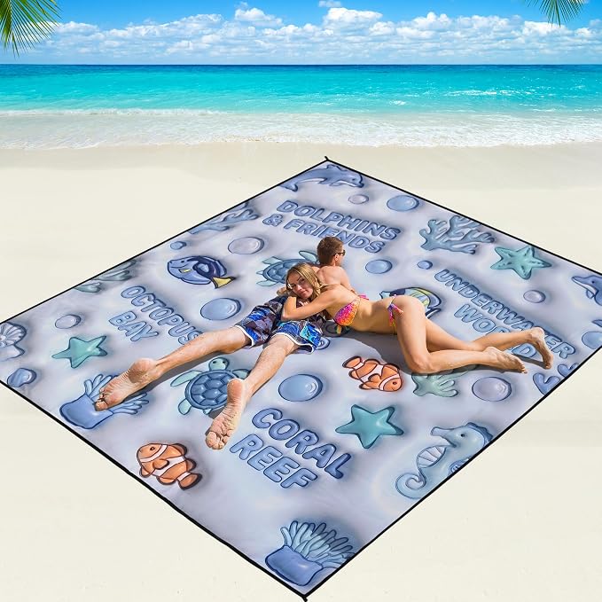 3d - Ocean Light Blue