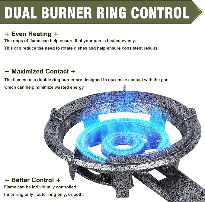 13“ wok burner
