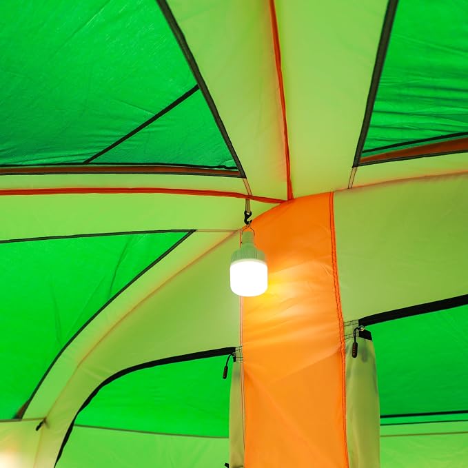 Green-12 Person-2 Bay Windows-Full Rainfly