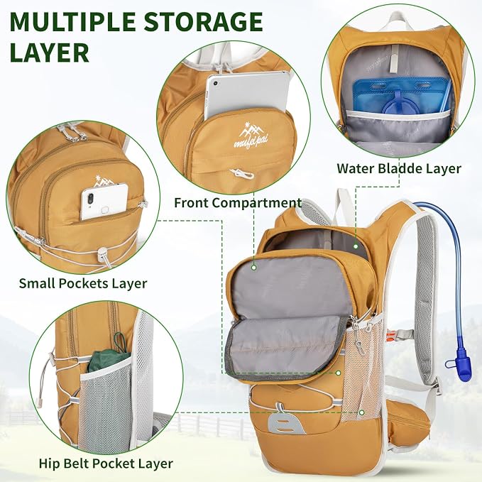 yellow with 2L water bladder