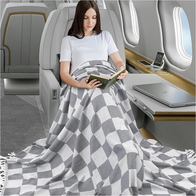 Checked Grey