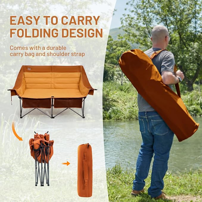 Loveseat Orange