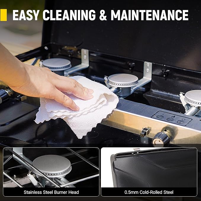 Black-3 burner-19800BTU