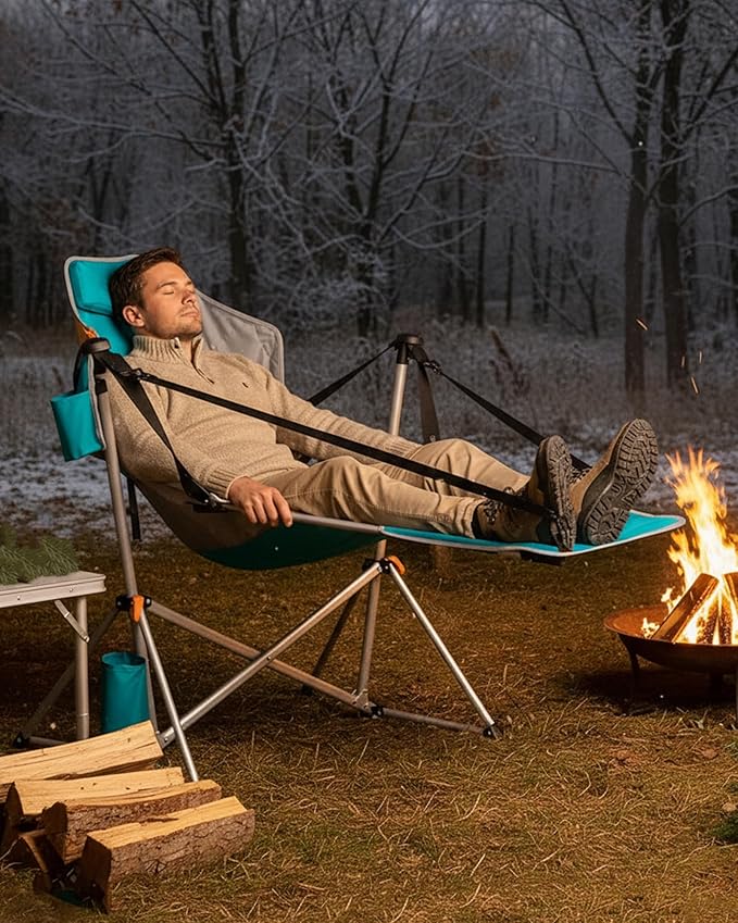 Footrest Deluxe Cyan/Grey