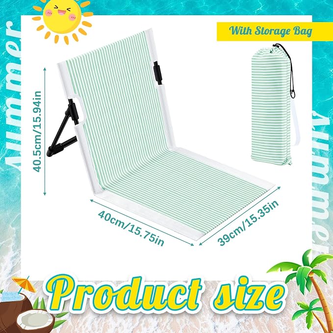 Green & White Striped