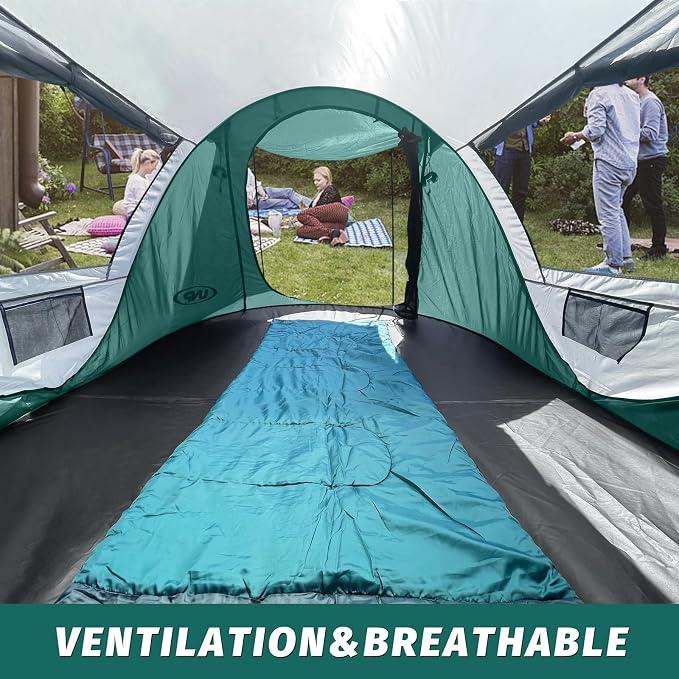 3 Person Green with Vestibule
