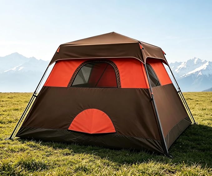 4 Person Brick Red