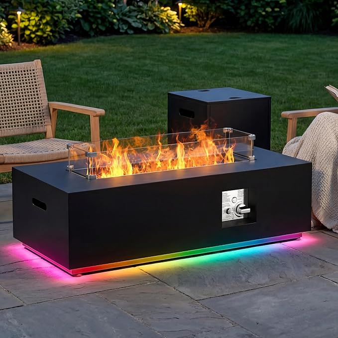 Black w RGB LED