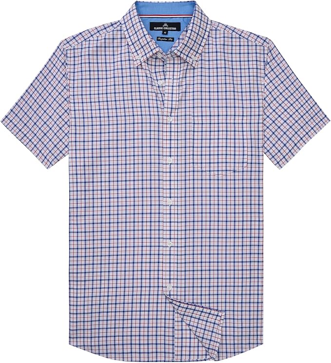 Navy Red Plaid