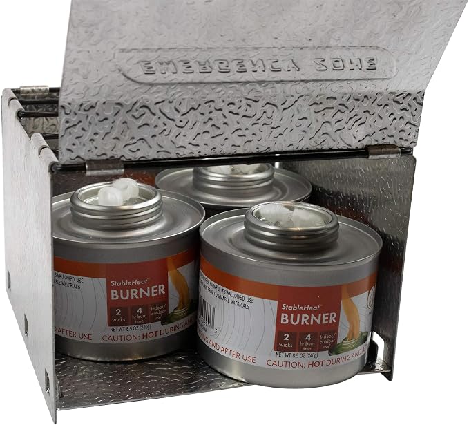 4x Fuel Cans with Stove Set