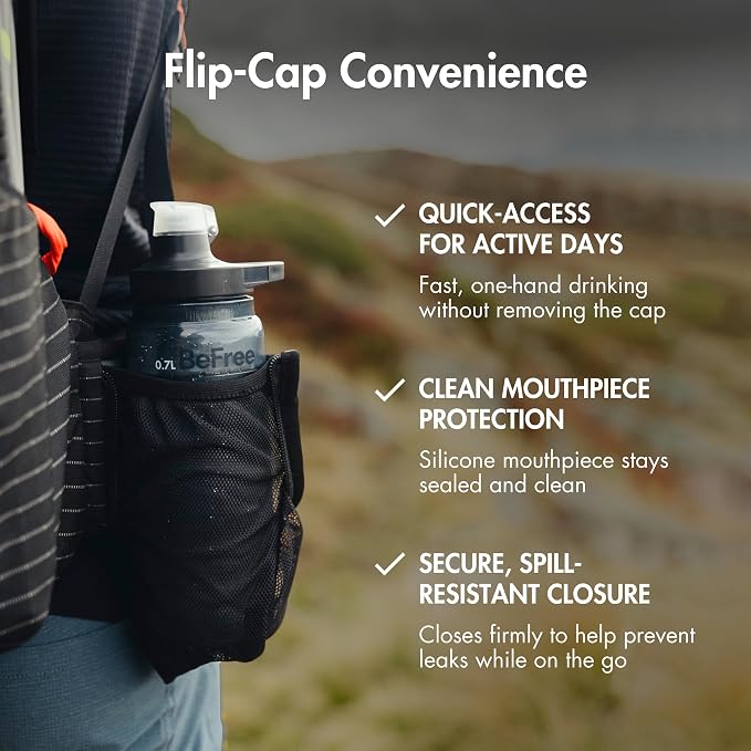 Befree Ac Slate Black - Flip Cap (Replacement Filter Not Included)