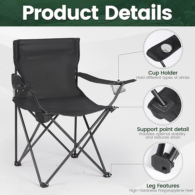 Black Chair 2pcs