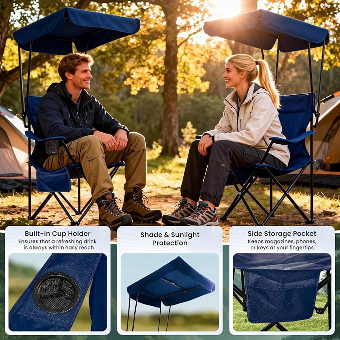 Navy Blue & Canopy