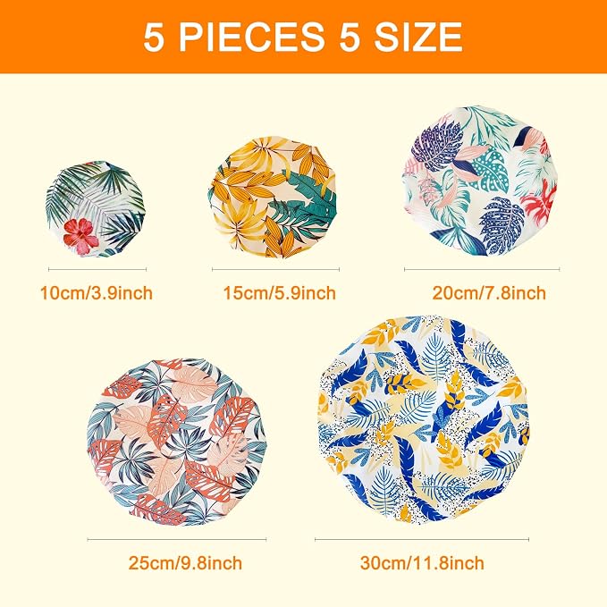 5PCS|Tropical leaves